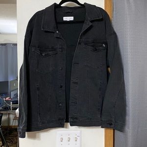 Carly Jean Los Angeles Black Jean Jacket (Size XL)